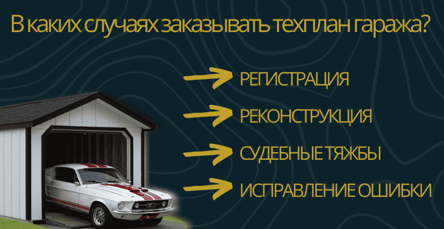 Заказать техплан гаража в Волгограде под ключ