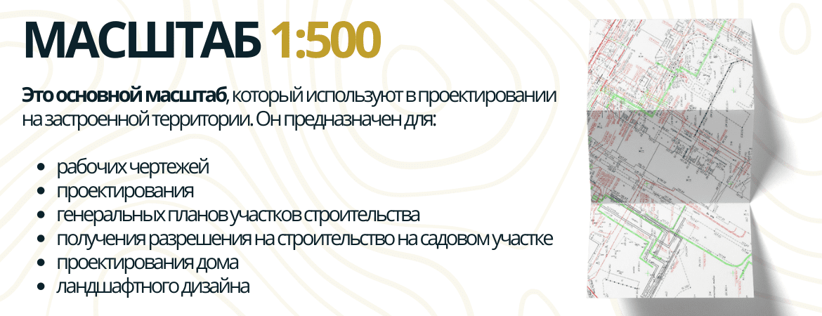 Масштаб топосъемки 1:500 в Волгограде