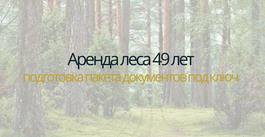 Аренда леса на 49 лет в Волгограде
